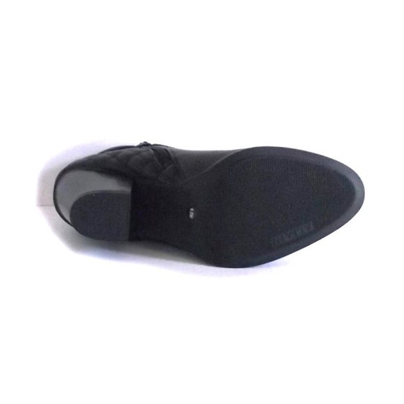 Alfani Black Quilted Leather Ankle Boots Booties Sz 9 1/2 - Picture 6 of 8